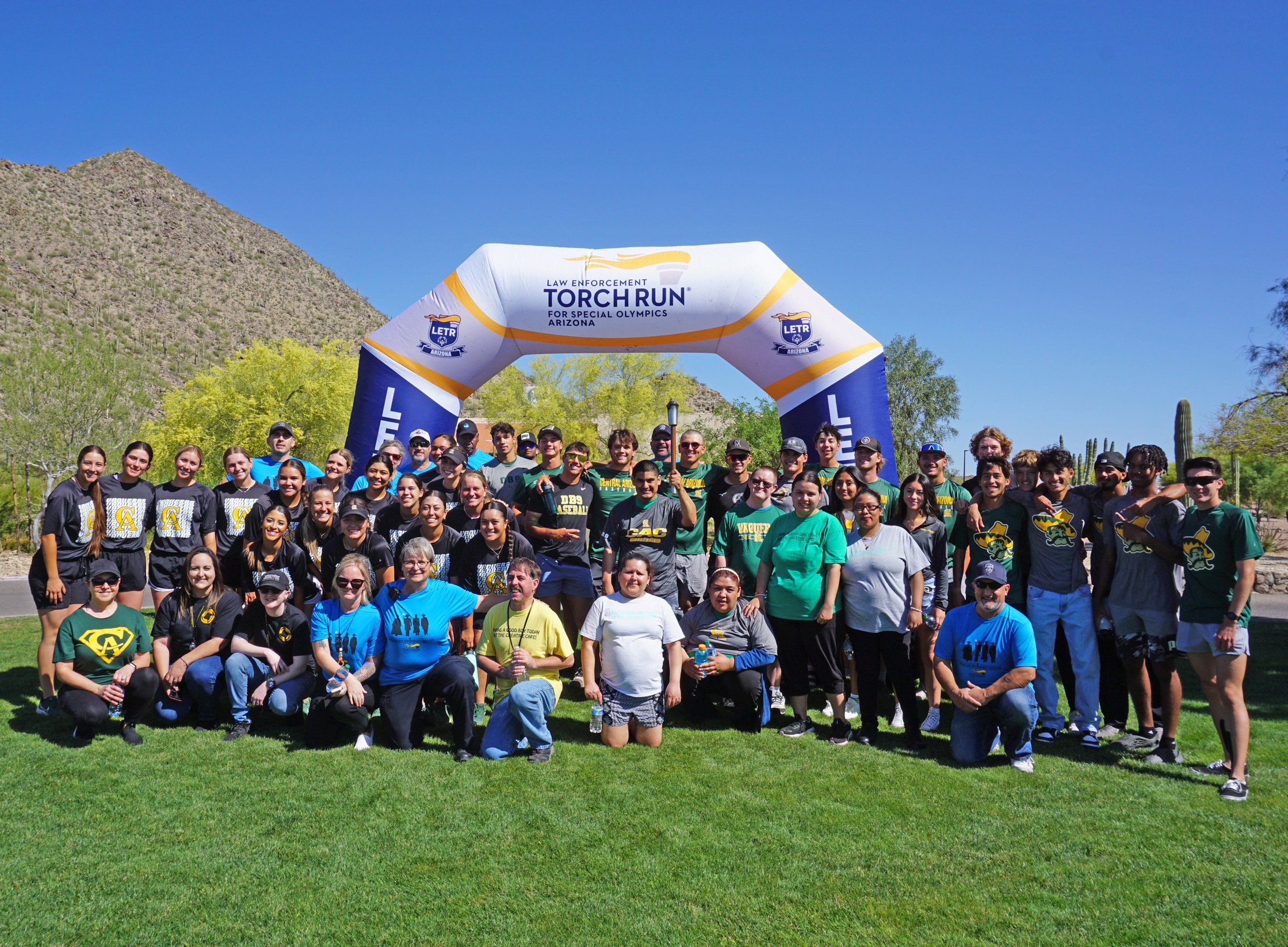 CAC Athletics Support Special Olympians and CAC PD at Annual Law Enforcement Torch Run