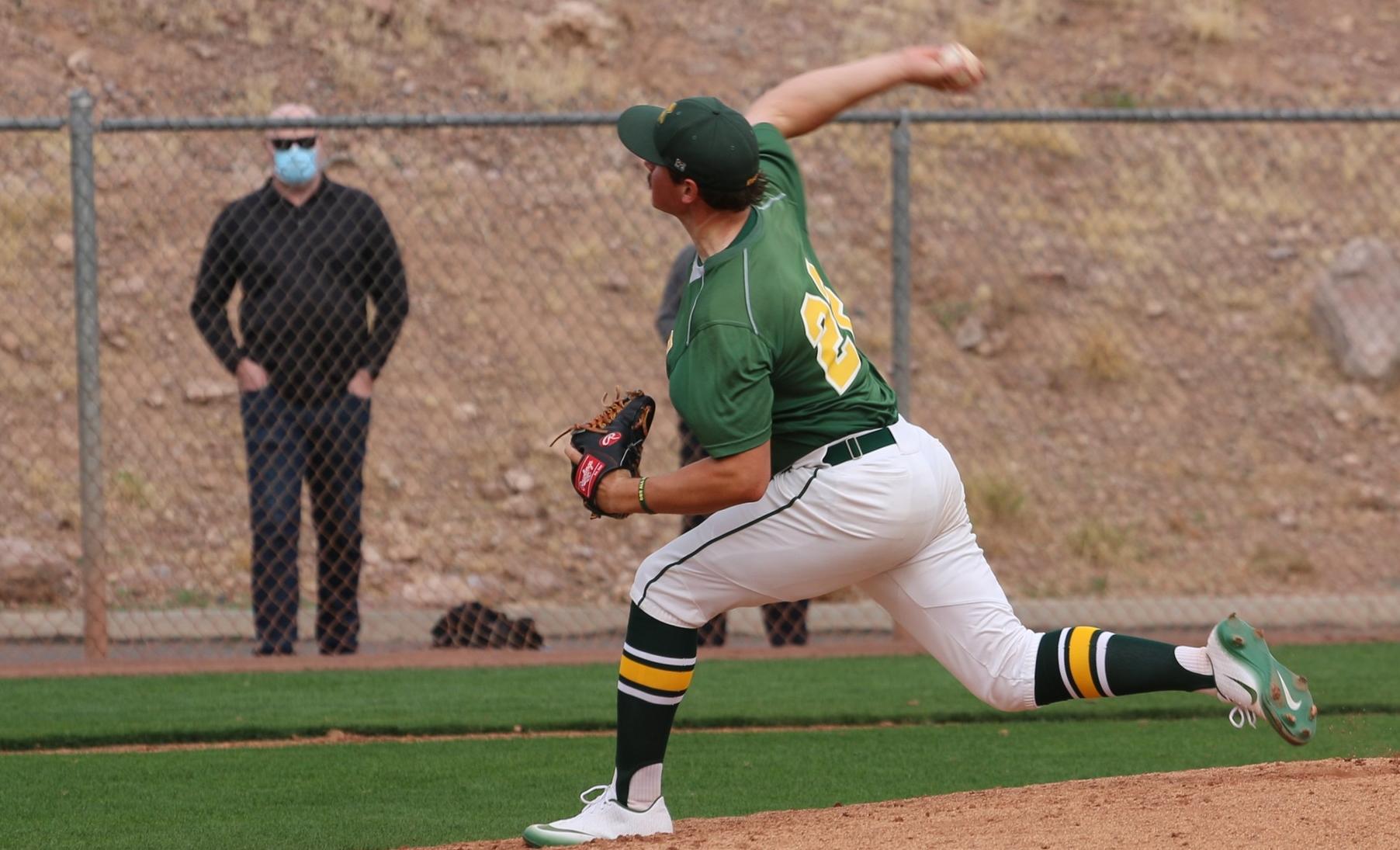 Hunter Omlid wins 10th game with 5 K's and zero walks.