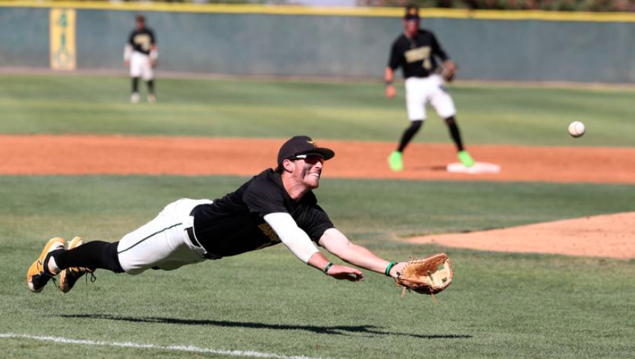 All out Tyler Griggs-diving for a bunt Regional Finals Game 1