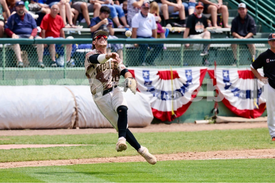 Tyler Griggs homered over the weekend sweep in Las Vegas. Photo from 2021 JUCO World Series.