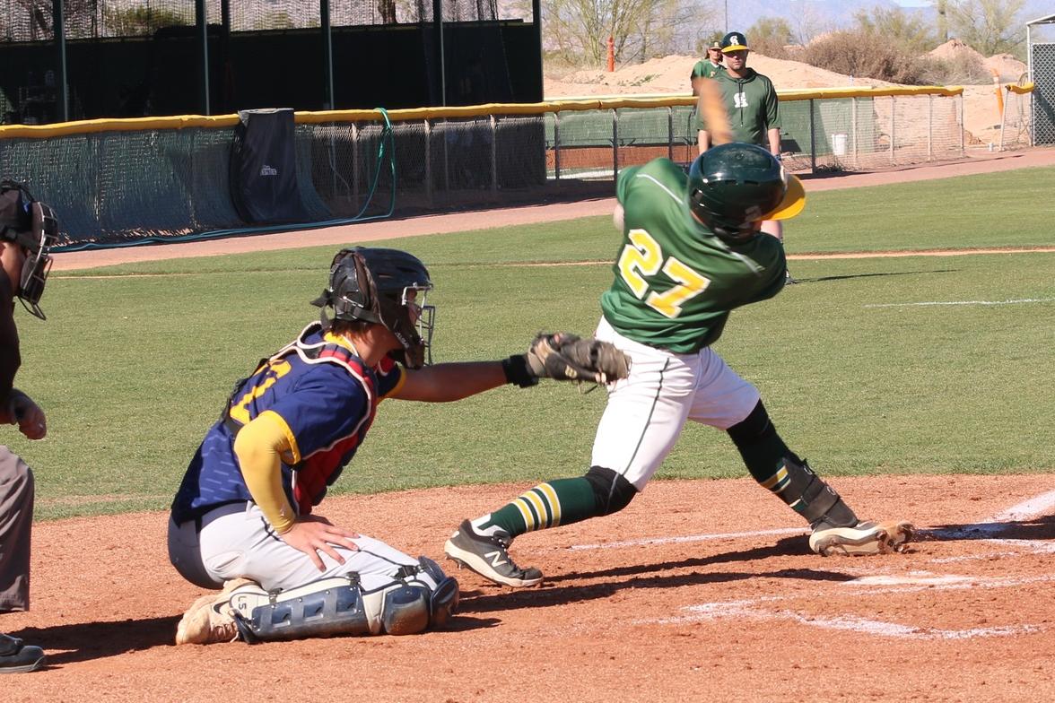 Catcher Blake Young gets a 4-run rally going with a double against Phoenix.