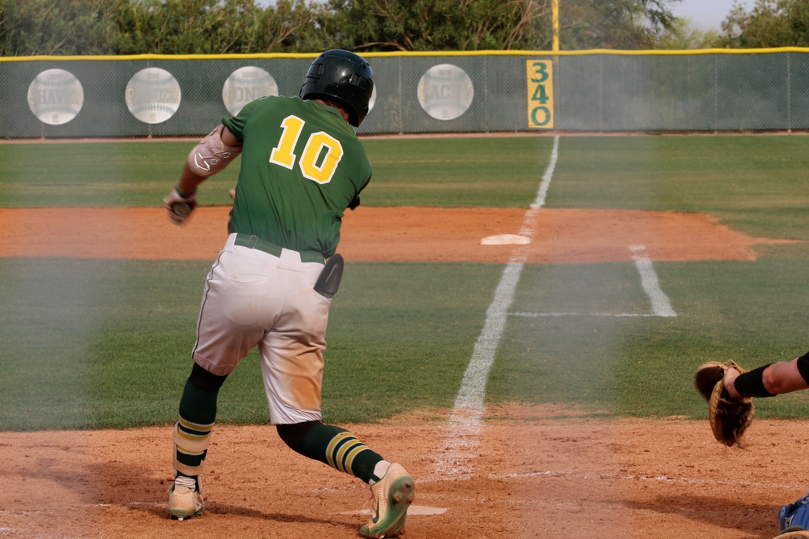 Marcus Harrison with full count, bases loaded, two out walkoff single. He reached down and out for this South Mountain change-up and hit it through the left side.