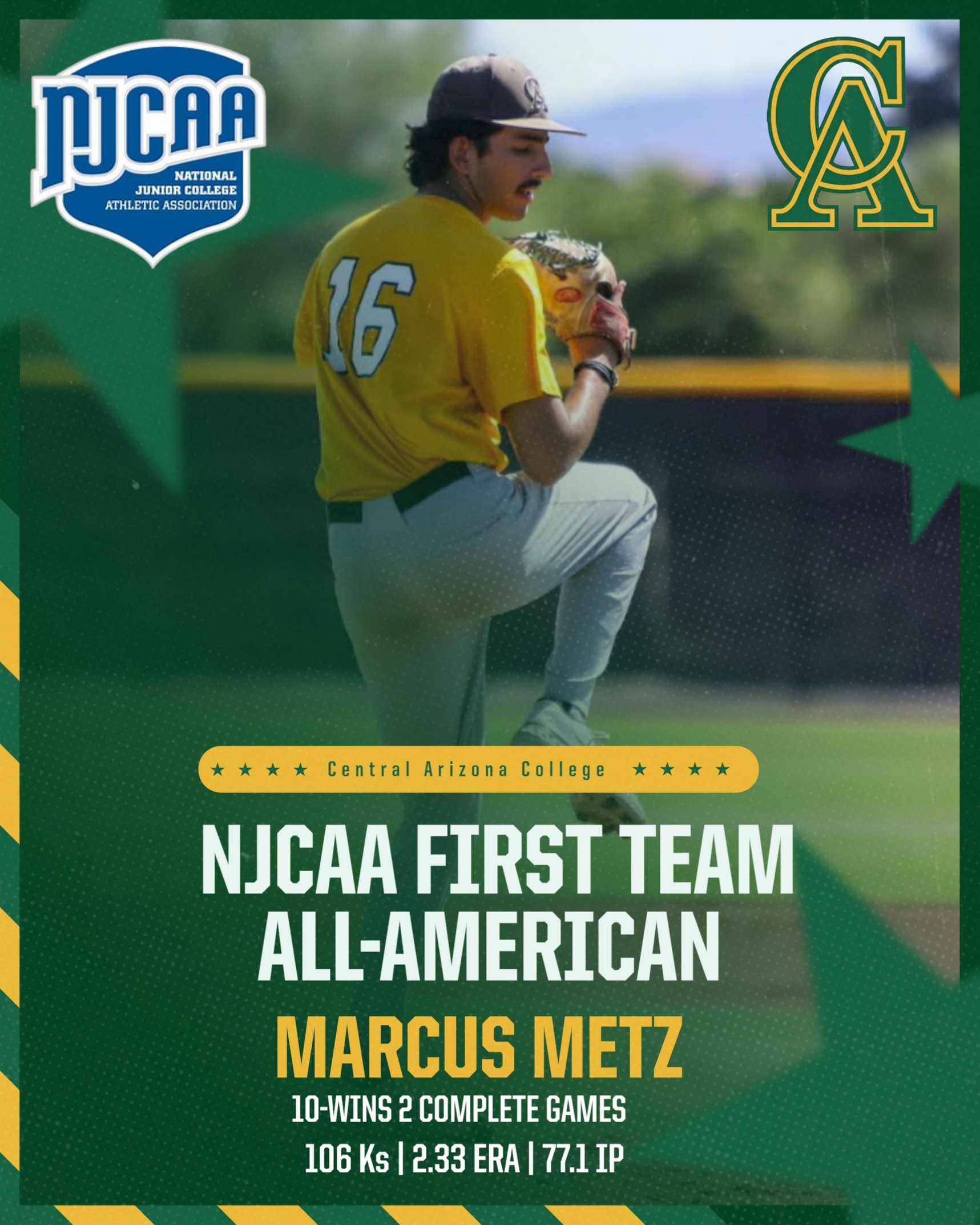 Marcus Matz Receives first team All American Honors