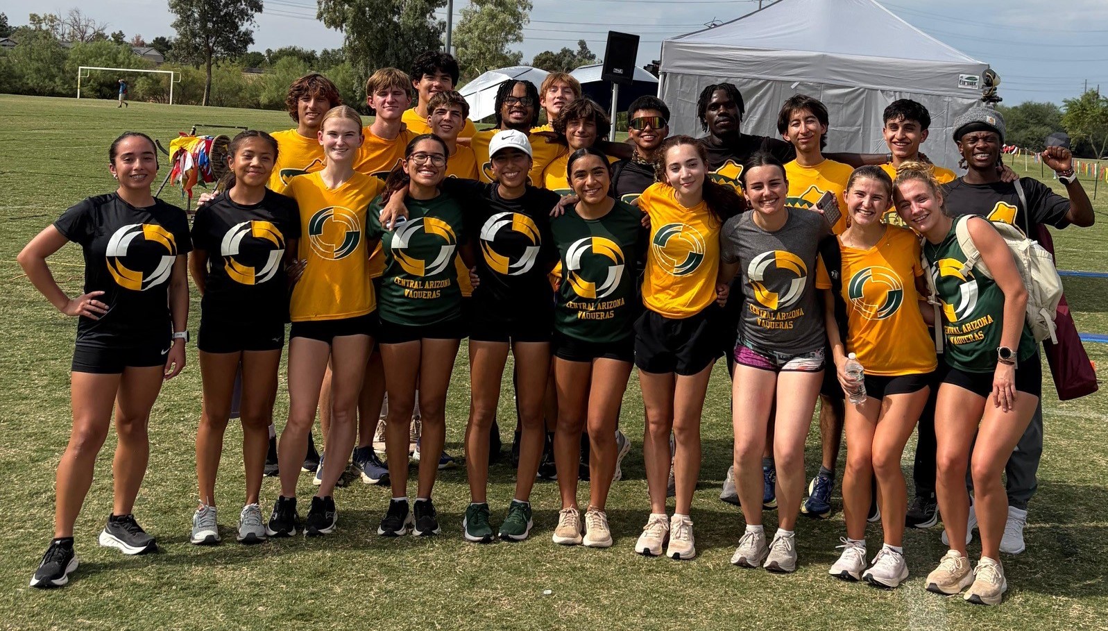 CAC Cross Country Volunteers at local community event