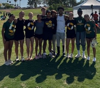 Cross Country Volunteers at Local High School Meet
